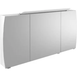 Armoire De Toilette Lumineuse L. 140 Cm, Blanc Image