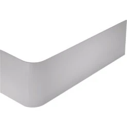 Asymétrique Blanc L.160 X L.90 Cm Tablier Sofa Aluminium Blanc