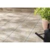 Carrelage Sol Extérieur Medio Effet Pierre Beige Opus L.35 X L.35 Cm