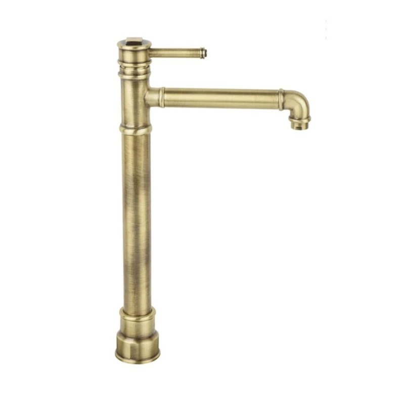 Mitigeur De Lave-mains De Lavabo Bronze Brillant, MARTI 1921 Loft Bec Haut 1 Mitigeur De Lave-mains De Lavabo Bronze Brillant, MARTI 1921 Loft Bec Haut