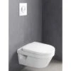 Pack WC Suspendu Architectura VILLEROY & BOCH, Bâti Mural GROHE, Plaque Blanche