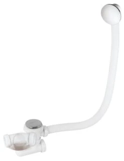 Vidage Pour Baignoire Avec Siphon Orientable Et Quick-clac, WIRQUIN