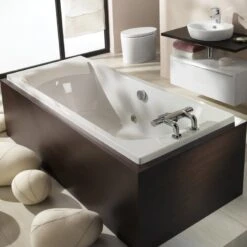 Baignoire Rectangulaire L.180x L.80 Cm Blanc, JACOB DELAFON Ove