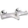 Mitigeur Thermostatique De Baignoire Chromé Brillant, LAGGI Thermosur 100