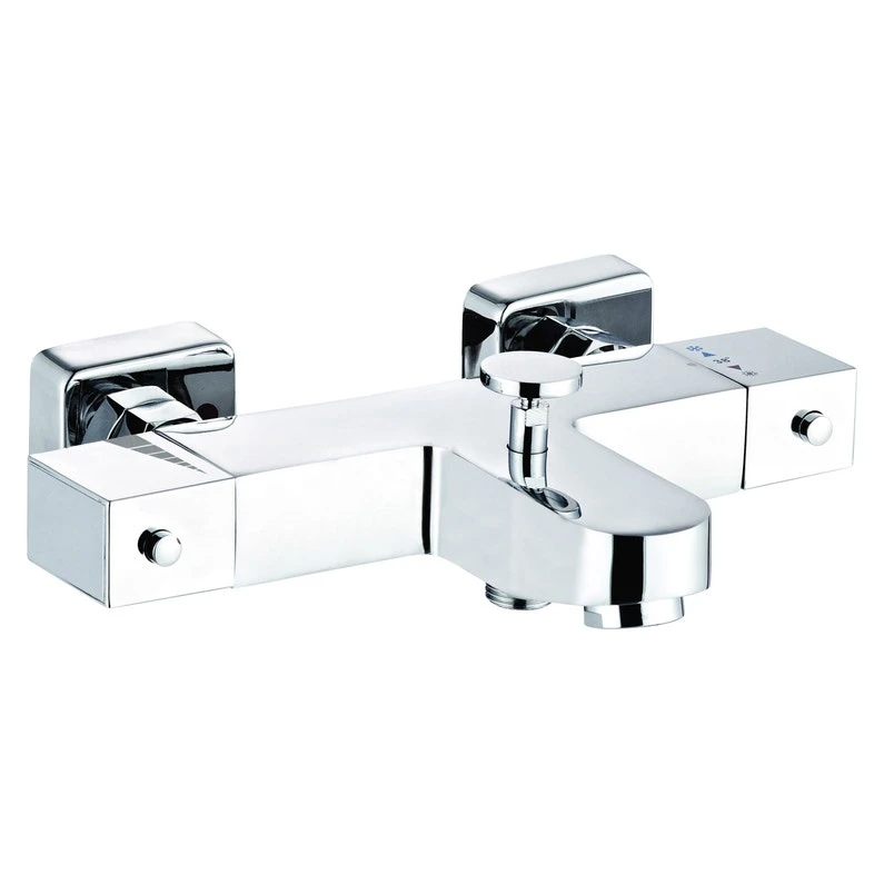 Mitigeur Thermostatique De Baignoire Chromé Brillant, ROUSSEAU Notus 1 Mitigeur Thermostatique De Baignoire Chromé Brillant, ROUSSEAU Notus