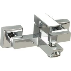 Mitigeur Mécanique De Baignoire Chromé / Blanc Brillant, MARTI 1921 Willy