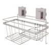 Etagère De Bain / Douche à Ventouse, Satin, Bestlock Palladium