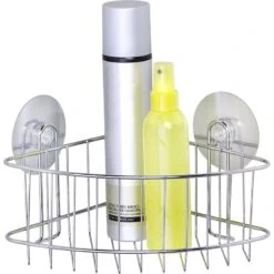 Panier De Bain / Douche électrostatique, Chromé, Static Loc