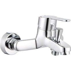 Mitigeur Mécanique De Baignoire Chromé Brillant, ROUSSEAU Tulsa