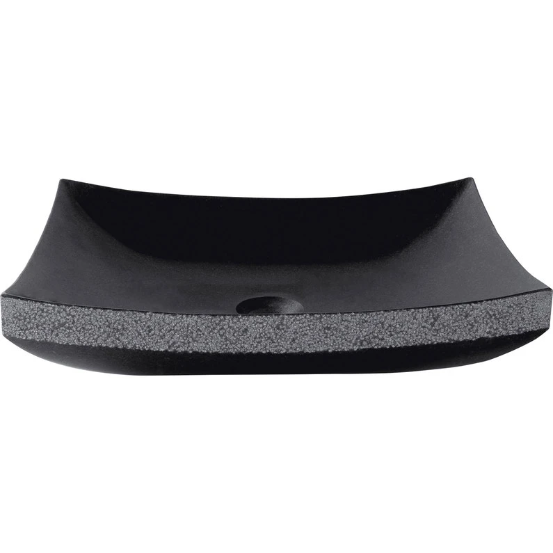 Vasque à Poser Basalte L.45 X P.35 Cm Noir Madurai 5 Vasque à Poser Basalte L.45 X P.35 Cm Noir Madurai – Image 5
