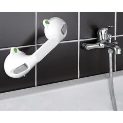 Barre Ventouse à Fixer, Plastique, L.29 Cm Barre Ventouse 30 Cm Blanc