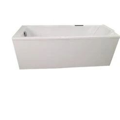 Rectangulaire Blanc L.180 Tablier Sofa Aluminium Blanc