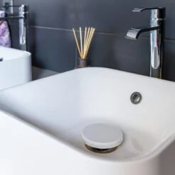 Vasque à Poser Résine L.38 X P.38 Cm Diam.38 Cm Blanc -Offres Salle De Bains Boutique 70638561 5 0 5447458 v 010000000000