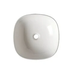 Vasque à Poser Céramique L.40.5 X P.40.5 Cm Blanc Lila -Offres Salle De Bains Boutique 70660142 4 0 5353236 h 000100000000