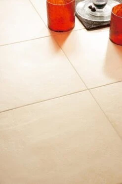 Carrelage Sol Et Mur Forte Effet Béton Beige Lune L.30 X L.60 Cm ARTENS