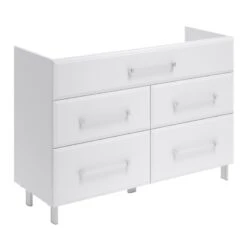 Meuble Simple Vasque L.119.5 X H.84 X P.45.2 Cm, Blanc, Opale -Offres Salle De Bains Boutique 70798385 2 0 5271736 v 000100000000