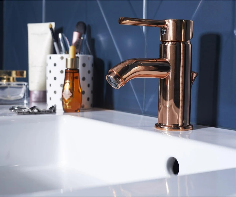 Mitigeur De Lavabo Cuivre Brillant, SENSEA Mia 2 Mitigeur De Lavabo Cuivre Brillant, SENSEA Mia – Image 2