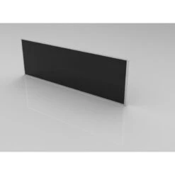 Rectangulaire, THALA Tablier Verre Noir L.160