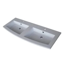 Meuble Simple Vasque L.121 X H.53.7 X P.47 Cm, Gris, Perla -Offres Salle De Bains Boutique 80123321 4 0 5486103 h 000100000000