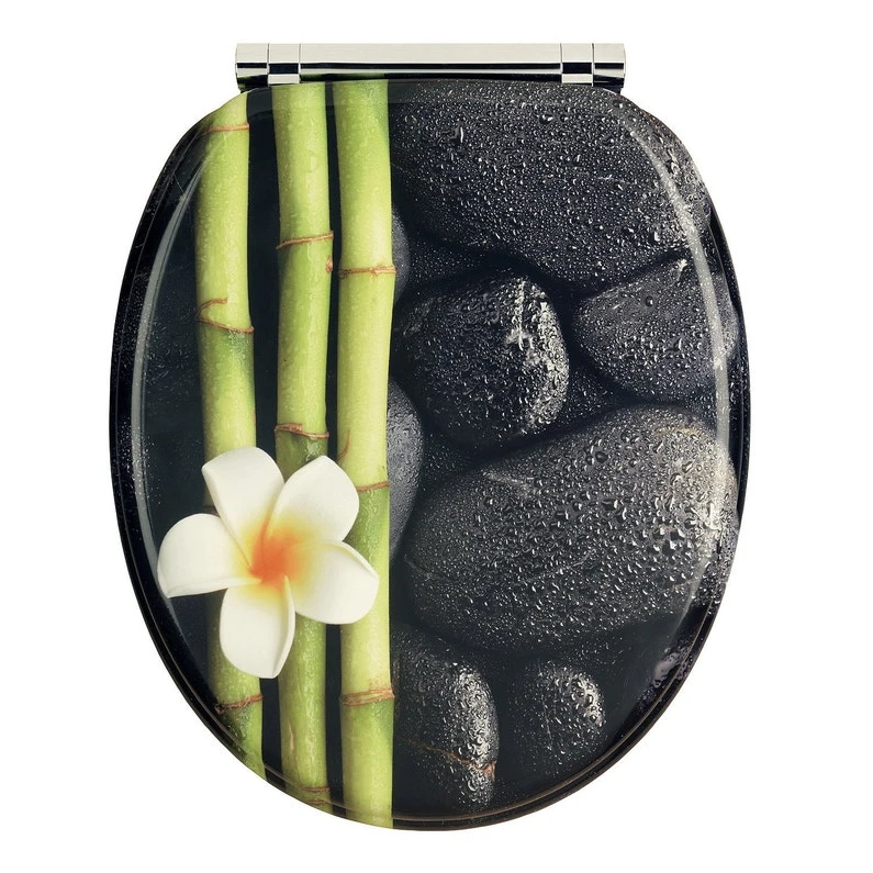 Abattant Frein De Chute Déclipsable Bois Moulé Plaqué Zen Orchidée 1 Abattant Frein De Chute Déclipsable Bois Moulé Plaqué Zen Orchidée