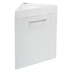 Meuble Lave-mains, Remix L.54 X H.67 X P.40 Cm, Blanc, Remix