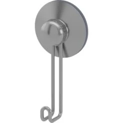 Crochet à Ventouser, Chromé, Remix