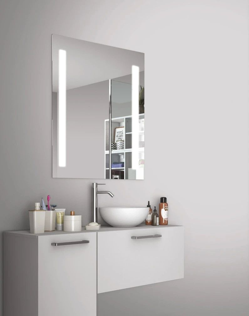 Miroir Lumineux Avec éclairage Intégré, L.70 X H.70 Cm Easy 2 Miroir Lumineux Avec éclairage Intégré, L.70 X H.70 Cm Easy – Image 2