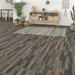 Carrelage Sol Et Mur Forte Effet Bois Multicolore Paros L.30 X L.60.4 Cm