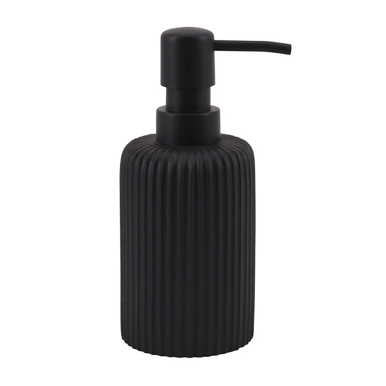 Distributeur De Savon Résine Line, Black N°0 NORASIA 1 Distributeur De Savon Résine Line, Black N°0 NORASIA