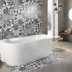 Baignoire îlot Rectangulairex L.75 Cm, ALLIBERT Eterna 170×75 Blanc