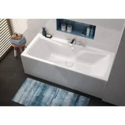 Baignoire Rectangulaire L.180x L.80 Cm, ALLIBERT Sylene Duo