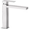 Mitigeur De Lavabo Chrome Brillant, REMER Q-design Sans Vidage