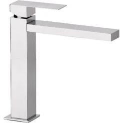 Mitigeur De Lavabo Chrome Brillant, REMER Q-design Sans Vidage