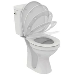 Pack WC à Poser Sortie Horizontale, Sans Bride Asolo, IDEAL STANDARD