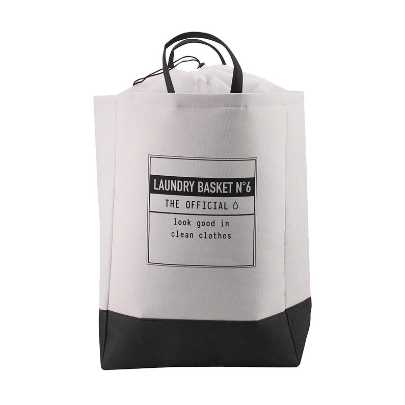 Panier à Linge Garret, Blanc/noir, L.40 X H.55 X P.25 Cm NORASIA 1 Panier à Linge Garret, Blanc/noir, L.40 X H.55 X P.25 Cm NORASIA