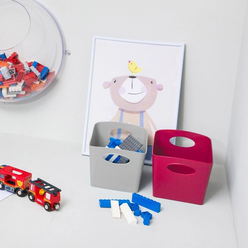 Panier H.13 X L.11 X P.11 Cm Vert Mint 2 Panier H.13 X L.11 X P.11 Cm Vert Mint – Image 2