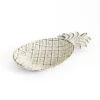Boîte à Bijoux à Poser Blanc Essuyé, H.12 X L.21 X P.1 Cm Ananas