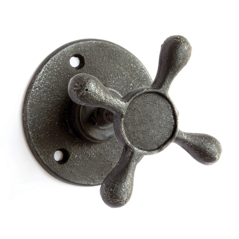 Patère 1 Tête Noir Essuyé Indus 1 Patère 1 Tête Noir Essuyé Indus