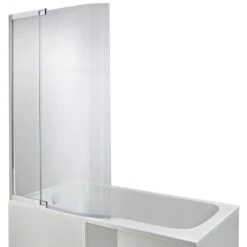 Pare-baignoire Pivotant, H.150 X L.94.8 Cm Malice