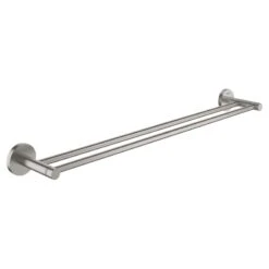 Porte-serviettes 2 Barres Fixes Essentials Supersteel