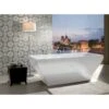 Baignoire îlot Rectangulaire L.180x L.80cm Blanc VILLEROY & BOCH Labelle Crystal