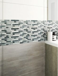 Carrelage Mur Uni Blanc Mat L.25 X L.40 Cm, Texas