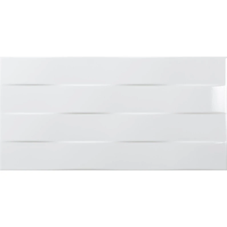 Carrelage Mur Relief Blanc Mat L.30 X L.60 Cm, Frosty ARTENS 1 Carrelage Mur Relief Blanc Mat L.30 X L.60 Cm, Frosty ARTENS