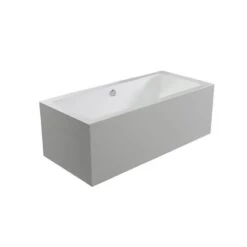 Baignoire îlot Rectangulaire L.170x L.80 Cm Blanc, LG INDUSTRIES Chester