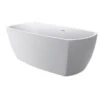 Baignoire îlot Asymétrique L.175x L.75 Cm Blanc, LG INDUSTRIES Concord