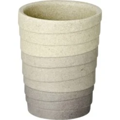 Gobelet Polyrésine Cuzco, Gris, Beige