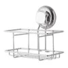 Etagère De Bain / Douche à Ventouse, Gris, Bestlock