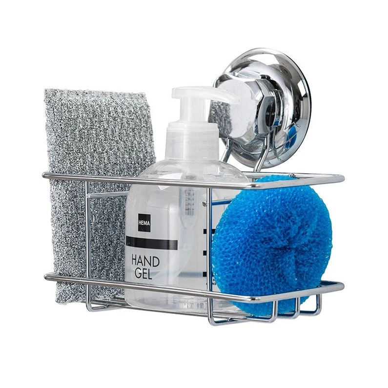 Etagère De Bain / Douche à Ventouse, Gris, Bestlock 2 Etagère De Bain / Douche à Ventouse, Gris, Bestlock – Image 2