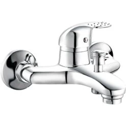Mitigeur Mécanique De Baignoire Chromé Brillant, ROUSSEAU Tasman