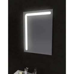 Miroir Lumineux Avec éclairage Intégré, L.80 X H.60 Cm Ready